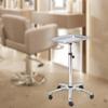 Hair Salon Rolling Cart Tray Stylist Instrument Stand on Wheels for