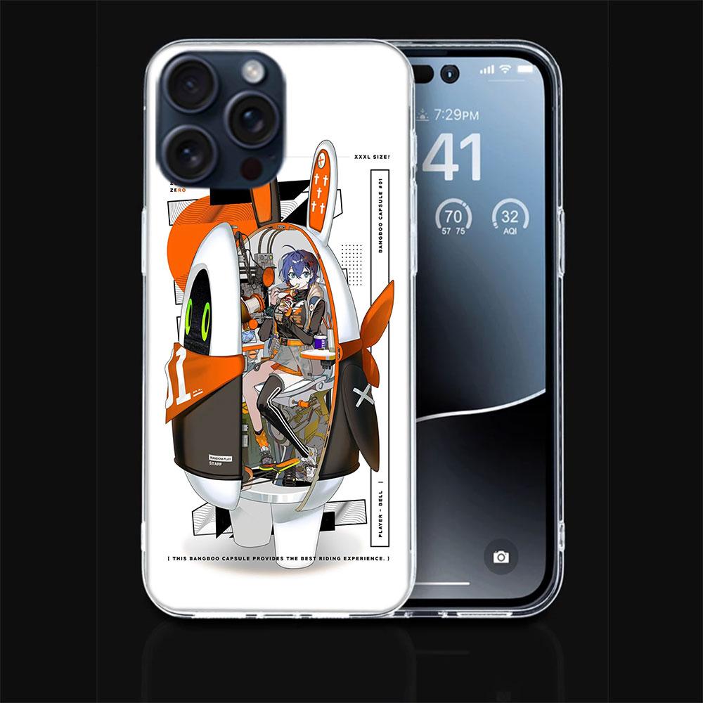 Zenless Zone Zero ZZZ Bangboo Clear Phone Case For Iphone 17 Air 16 Pro Max 15 Pro 14 Plus 17E 16E 11 13 12 Mini Cover Cases Fun