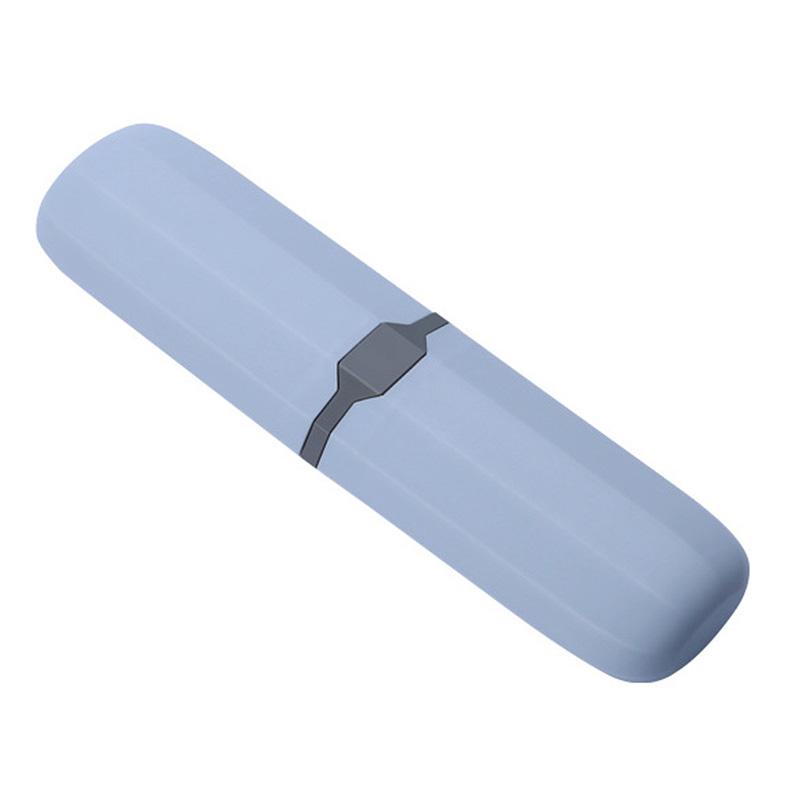 

1 шт. портативный футляр для зубной щетки, чехол для зубной щетки для путешествий, походов, кемпинга, защитный ящик для хранения, стакан для мытья, косметический капсульный чехол