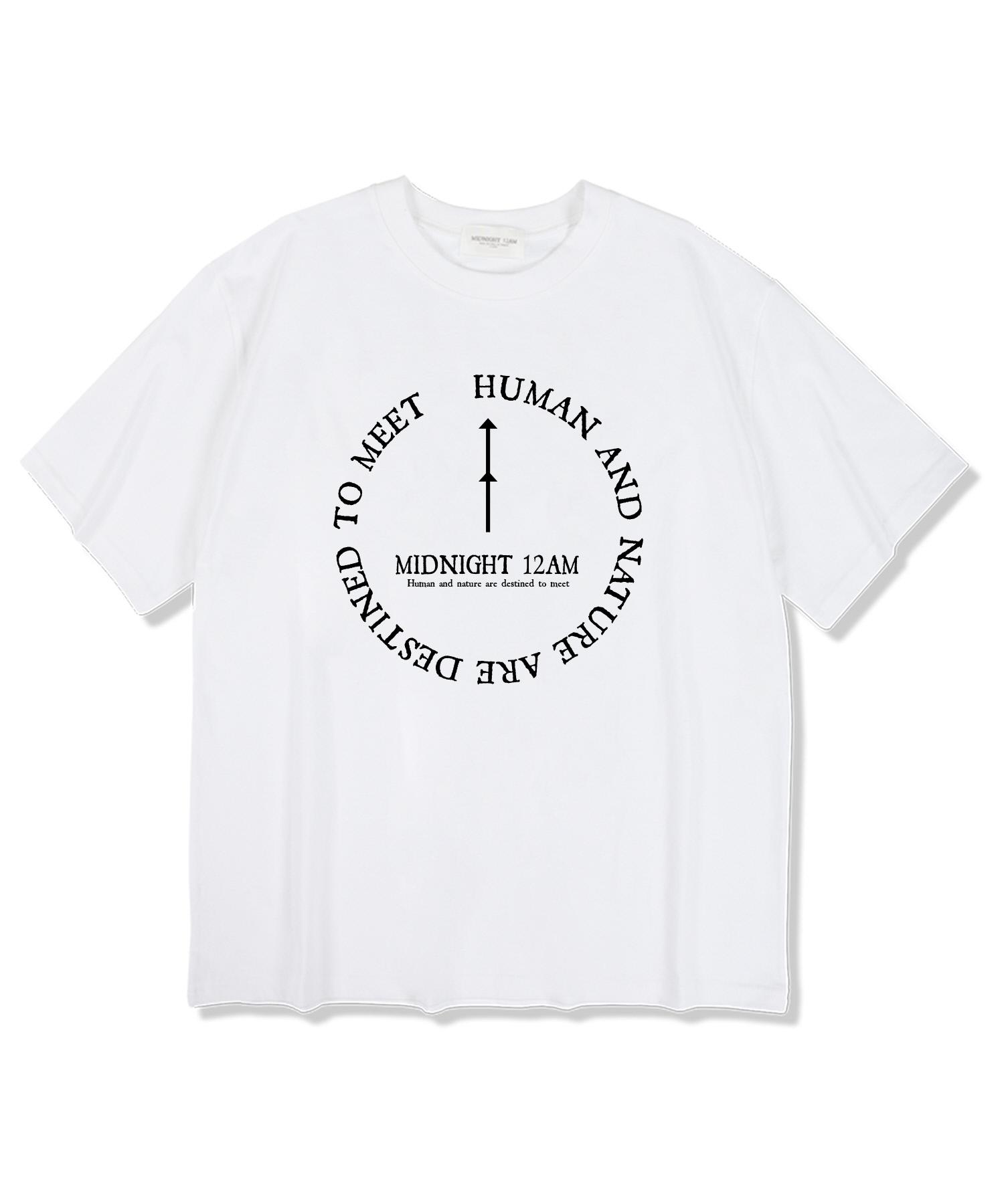 Midnight 12 Am 12Am Time Short Sleeve T-Shirt White L