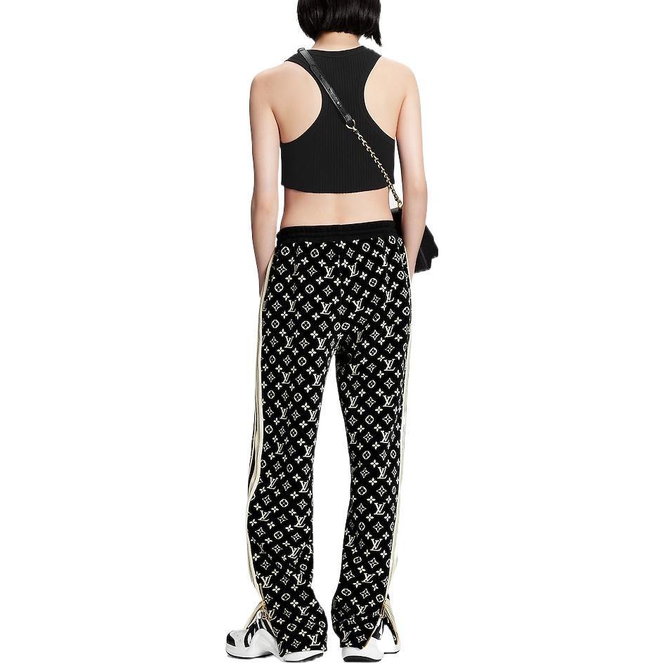 LOUIS VUITTON FW22 Knitted Sweatpants Women's Black 1AAP2C