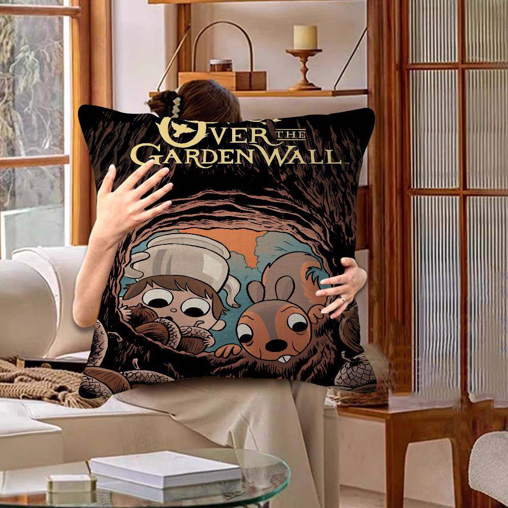 Anime O-Over The G-Garden W-Wall Personalized Picture Text Home Decorative Pillows Household Gifts 45x45cm