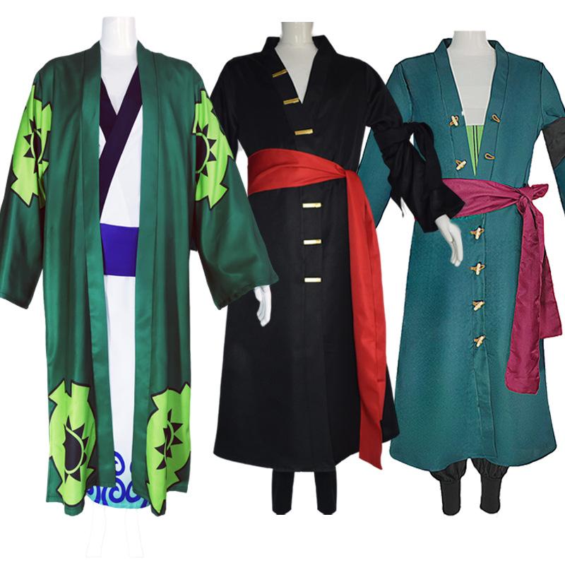 One Piece Zoro Juro Yukata Kimono Cosplay Costume