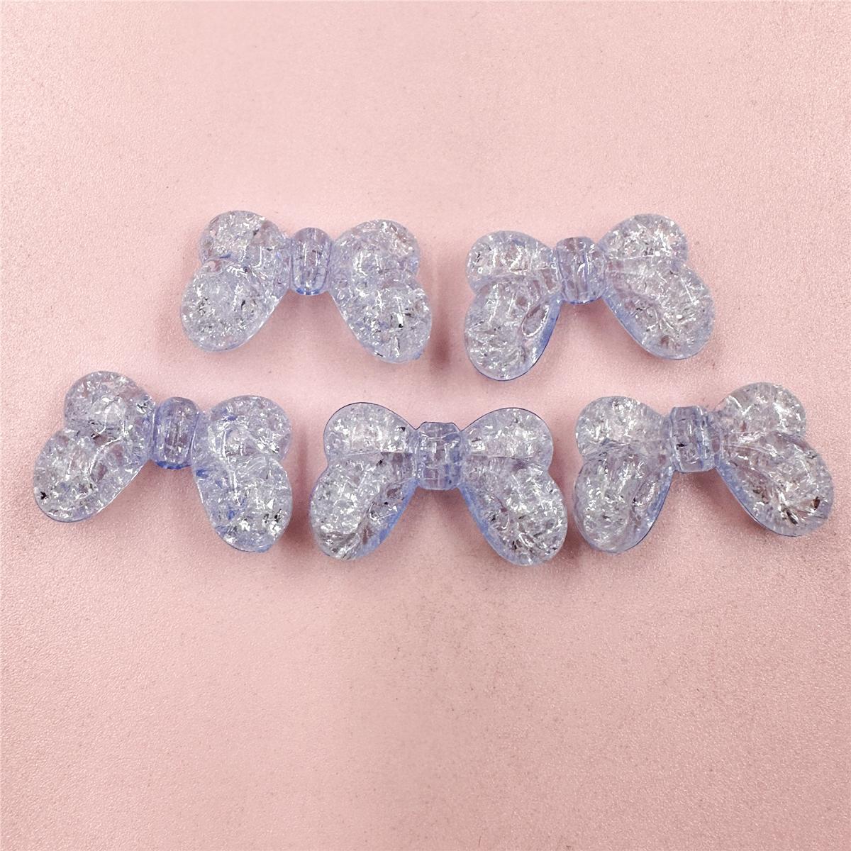 

Акриловые бусины 16,5*27 мм, лопающийся бант, модные бусины, материалы ручной работы, 5 шт. синий