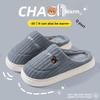 Cotton Slippers for Women In Spring, Autumn, and Winter for Home Use, Indoor Anti Slip Confinement Shoes, Thick Soled Home Warm Couple Slippers