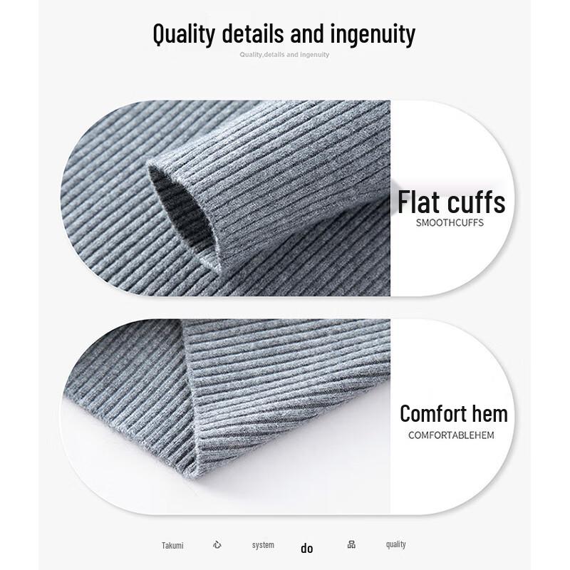 Luomeng Men's Warm Turtleneck Knit Sweater WLL205