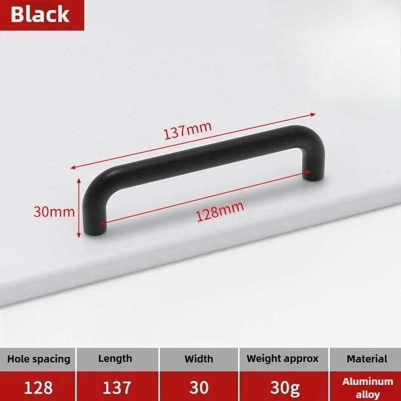 Moderne minimalistische Griffe Schrank Kommoden Massive Aluminiumlegierung Schranktürgriffe Kleiderschrank Schublade Küchenmöbelbeschläge