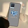 Greek Greece Flag Case For Realme C63 C61 C55 C51 C53 C25 C65 C67 C71 C75 11 12 13 14 15 Pro Plus GT6 GT7 Pro