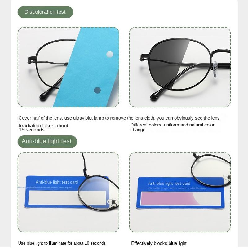 New Transparent Round Computer Glasses Frame Anti Blue Light Blocking Eyewear for Women Men Optical Spectacle Eyeglass