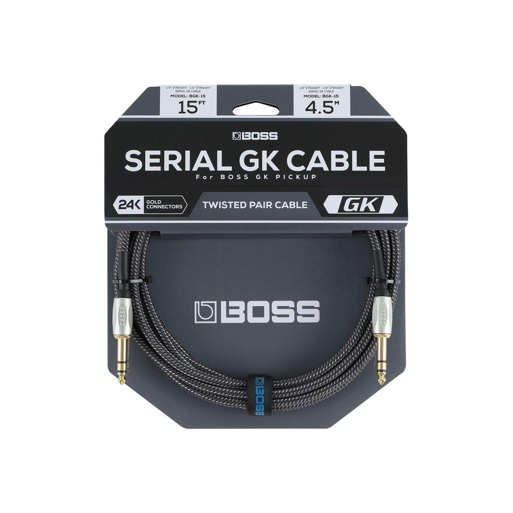 BOSS GK for connecting to guitar BGK-15 Cable, 4.5m length, synthesizers.