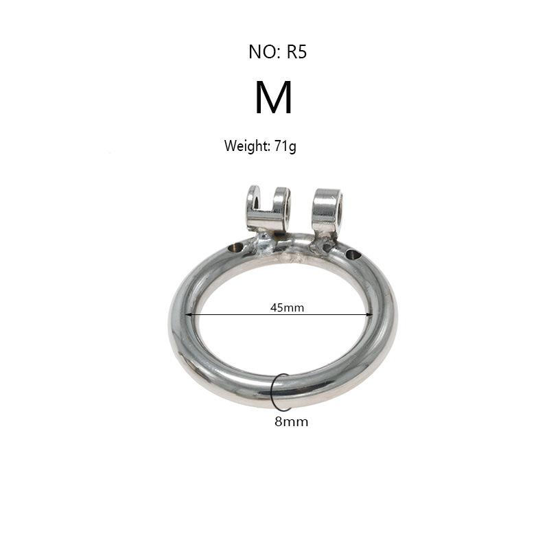 Stainless Steel Chastity Lock Chastity Cleaner CB Device Fake Mother Men's Penis Cage Out Wear Sex Tool SM