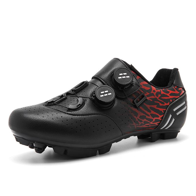 Neue Outdoor-Fahrradschuhe Drehverschluss Fahrradschuhe Rennrad-Lock Mountain-Lock Entriegelt Fahrradschuhe
