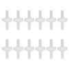 12PCS Aquarium Check Valve Ozone Resistance Oil Resistant One Way Air Valve PP Check Valve for Fish Tank Chemical