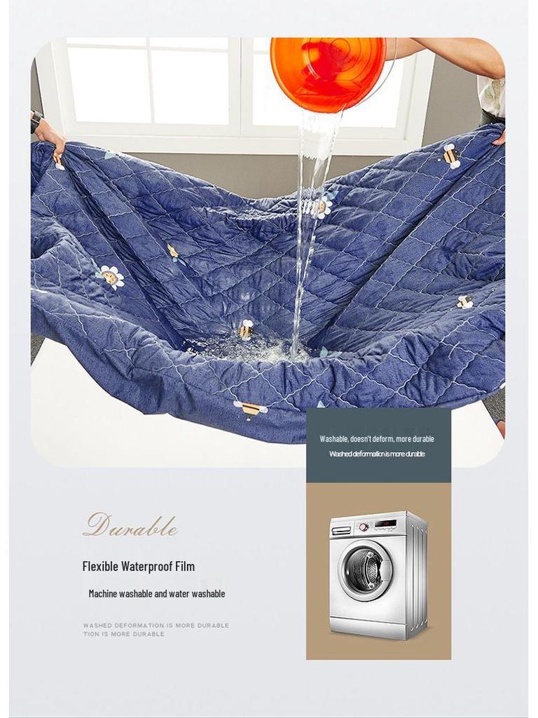 Wasserdichter Baumwoll-Matratzenschoner & Urin-Pad (Ausgabe 2025) - Kissenbezüge nicht im Lieferumfang enthalten.