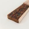 Sophisticated Colorful Checkered Pattern Hand Fan Vintage Ethnic Styles Folding Fan for Performances and Collection