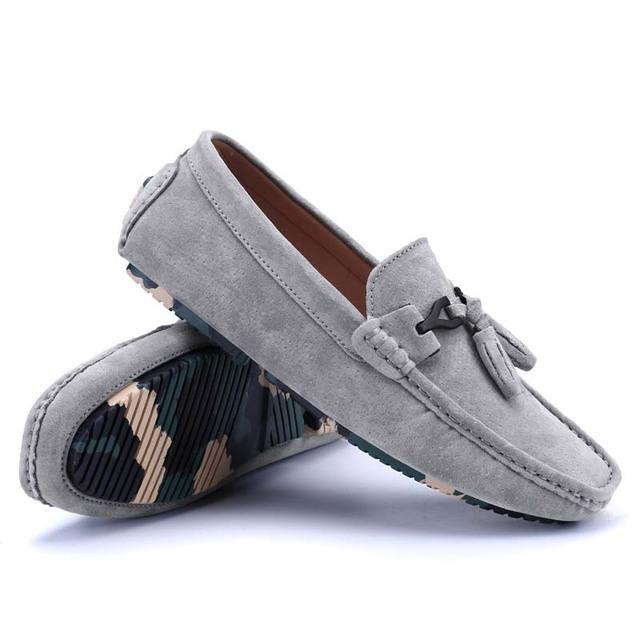 Fashion Men Shoes Sude Leather Casual Summer Shoes Classic Men Loafers Elegantes Slip On Men 'S Flats Moccasins Men Driving Shoes