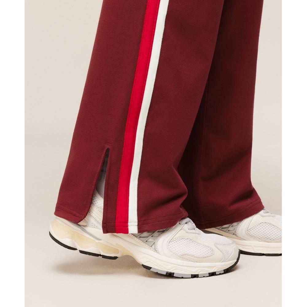 Gymshark Piping Wide Leg Pant Sets Red Carmine Red Soft White B5b7o Rb8j