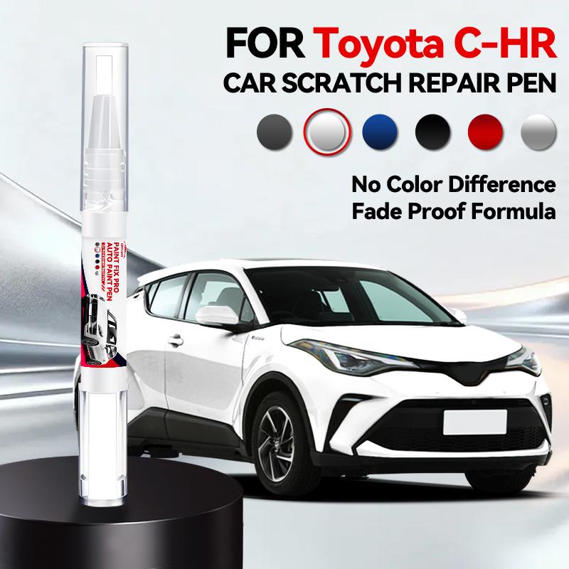 For Toyota C-HR Car Paint Repair Pen Touch Up Scratch Remover DIY Auto Accessories Black White Blue Red Silver Green Grey Yellow