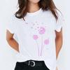 Graphic T Shirt for Women Elephant Love Cartoon Fashion Printing Print Lady Tshirts Top Womens Ladies Travel Tee TShirt