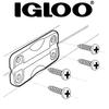 Igloo Cooler Box Replacement Part, Standard Plastic Hinge (00024012)
