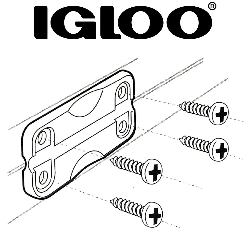 Igloo Cooler Box Replacement Part, Standard Plastic Hinge (00024012)