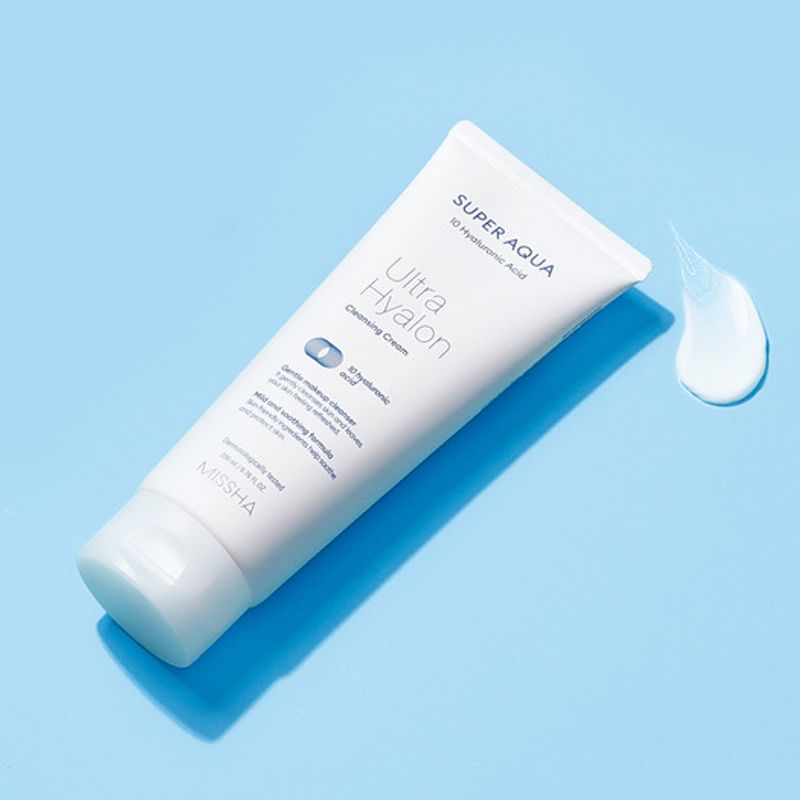 MISSHA Super Aqua Ultra Hyalron Очищающий крем 200мл ONE