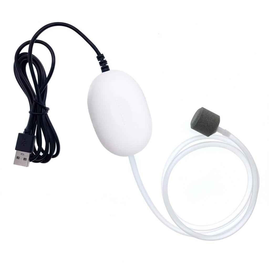 Ultra-Quiet Nano USB Oxygen Pump for Fish Tanks with Adjustable Airflow