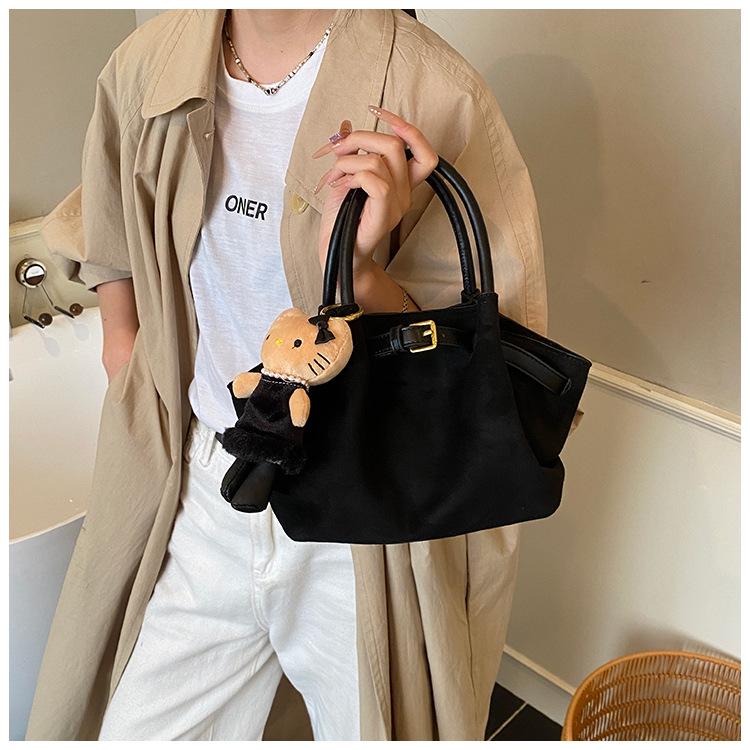 Retro Frosted Women's Crossbody Bag - 2025 Autumn/Winter Edition: Color Block Handbag, Versatile and High-End