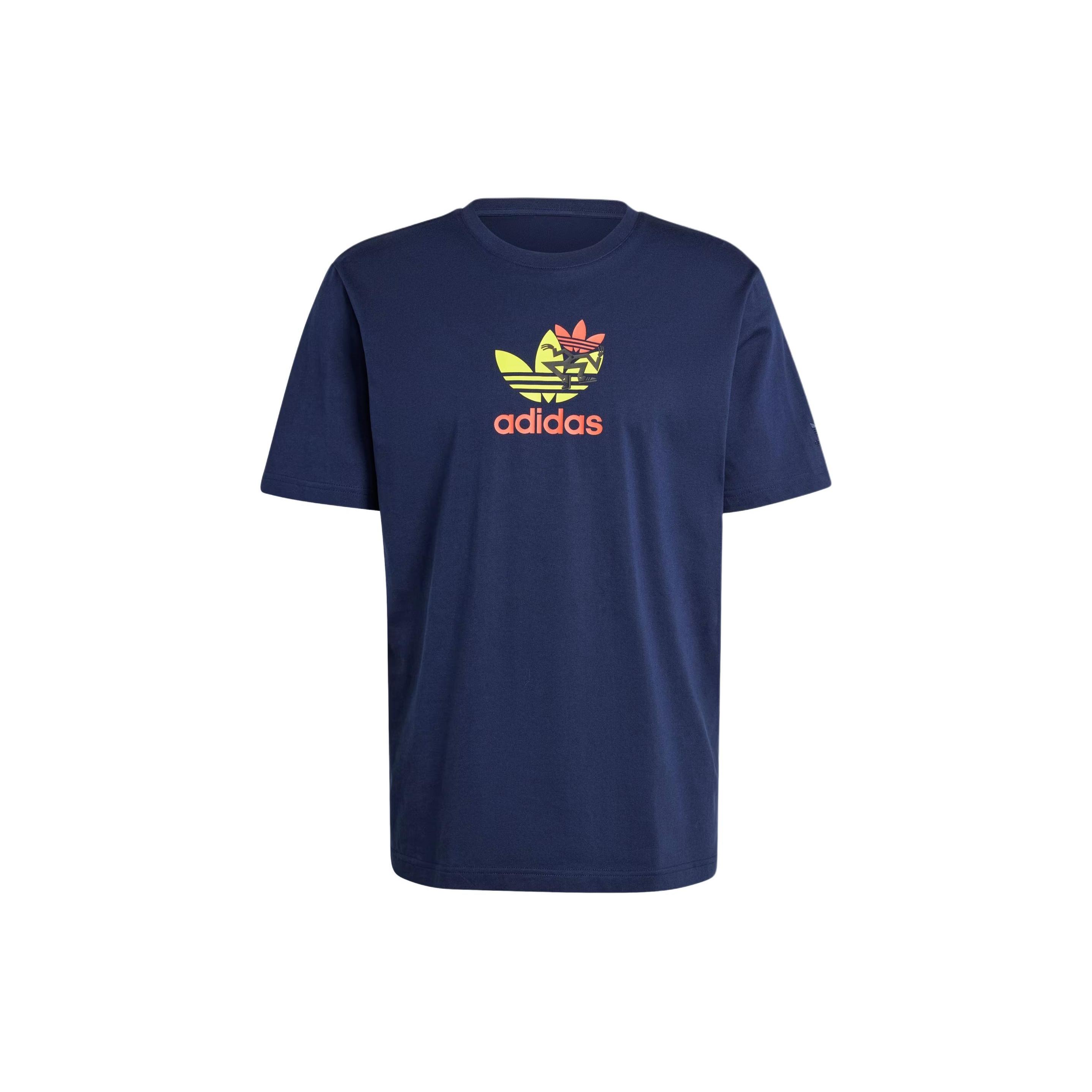 adidas Training Supply T-shirt Asia Sizing Dark Blue Men s IS0233 S