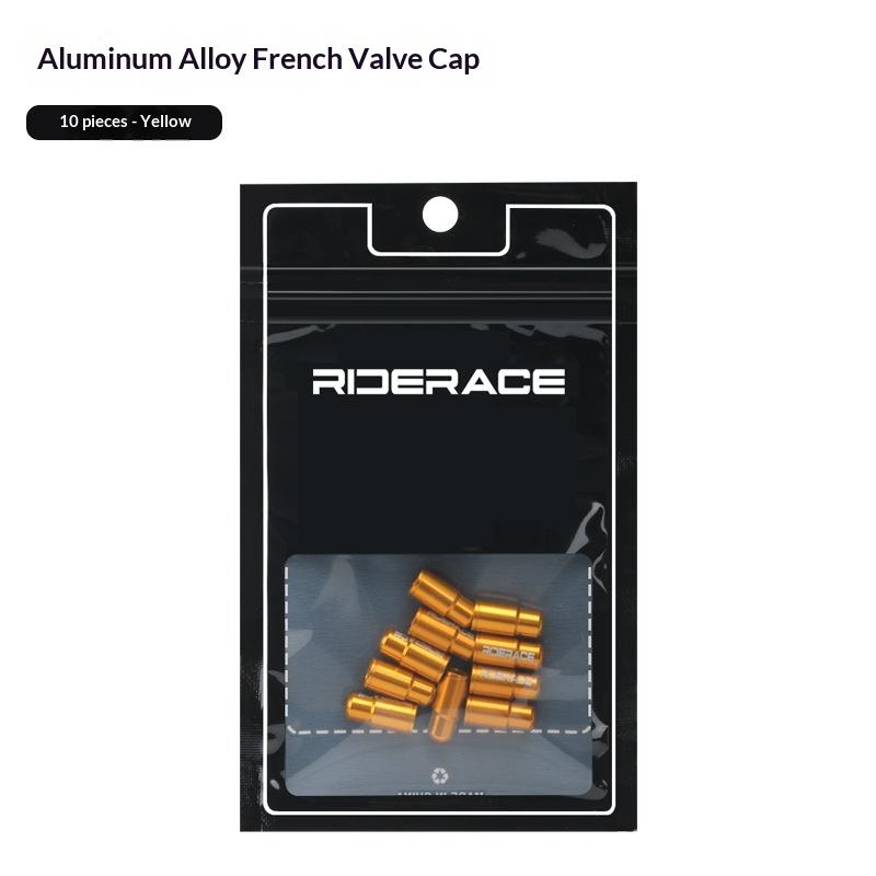 

10Pcs Alloy Bicycle Tire Valve Cap Dustproof Lightweight Aluminum Alloy Road Bike Tube Tyre Gas Nozzle Cover For FV Presta