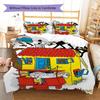 Pippi Longstocking Custom Name Pattern Bedding,Quilt Set Quilt Cover Pillowcase Home Birthday Gift(1 * duvet cover + 2 * pillowcase, without core)