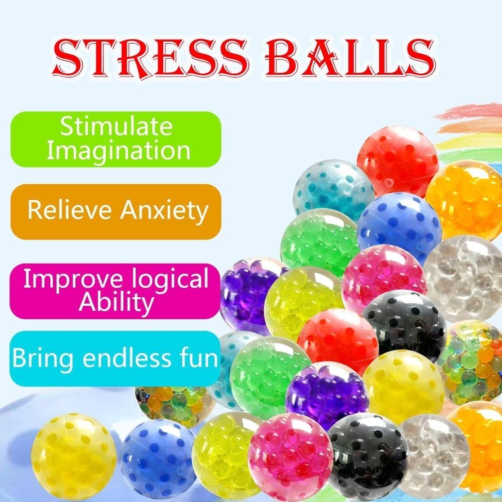 3,5 cm Mini Stressbälle Squishy Spielzeug - Sensorisches Fidget-Spielzeug für Kinder Erwachsene, Anti-Angst Stressabbau, Partygeschenke