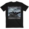 T-shirt Iron Maiden: Écriture sur le mur