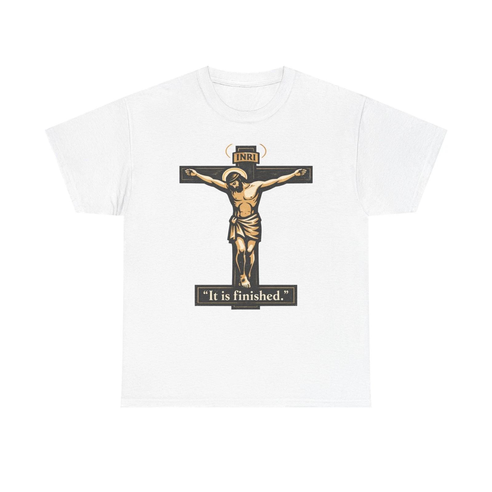 Crucifixion Jesus Illustration Tee | It is finished. 2XL