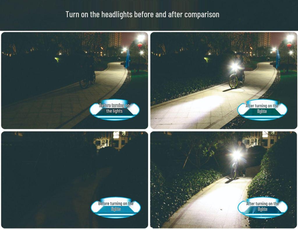 High Beam Bicycle Front Light 7588 with Horn for Outdoor Cycling