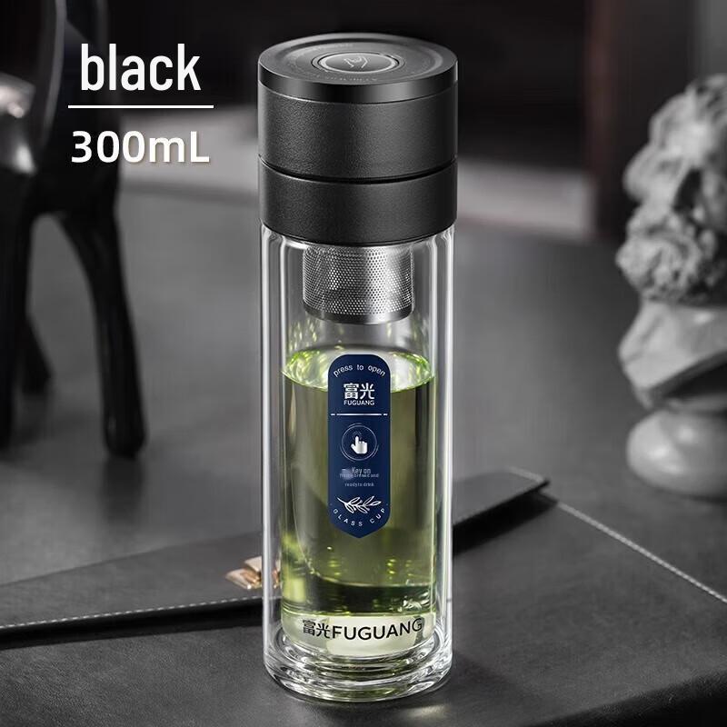 Fuguang One-Touch Tea Infuser Glass Bottle