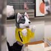 Boxing Husky Hand Puppet Interactive Stuffed Plush Glove Toy for Children Holiday Gift Role Play Activity
