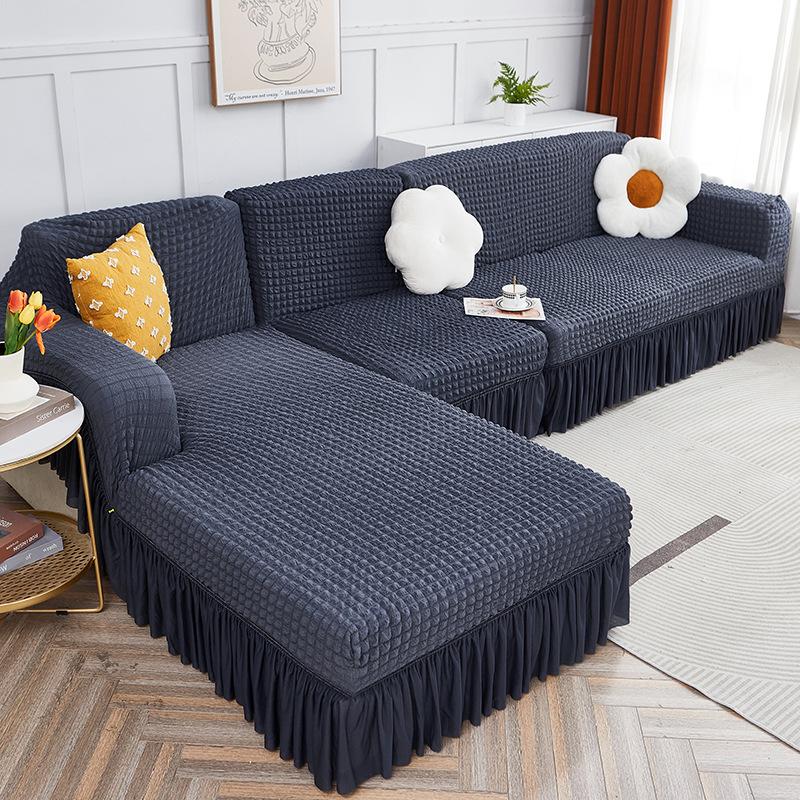 Эластичный чехол для дивана, чехол для гостиной Concubine, комбинированный чехол для дивана, все включено, нескользящий, четыре сезона, универсальный 190-230cm