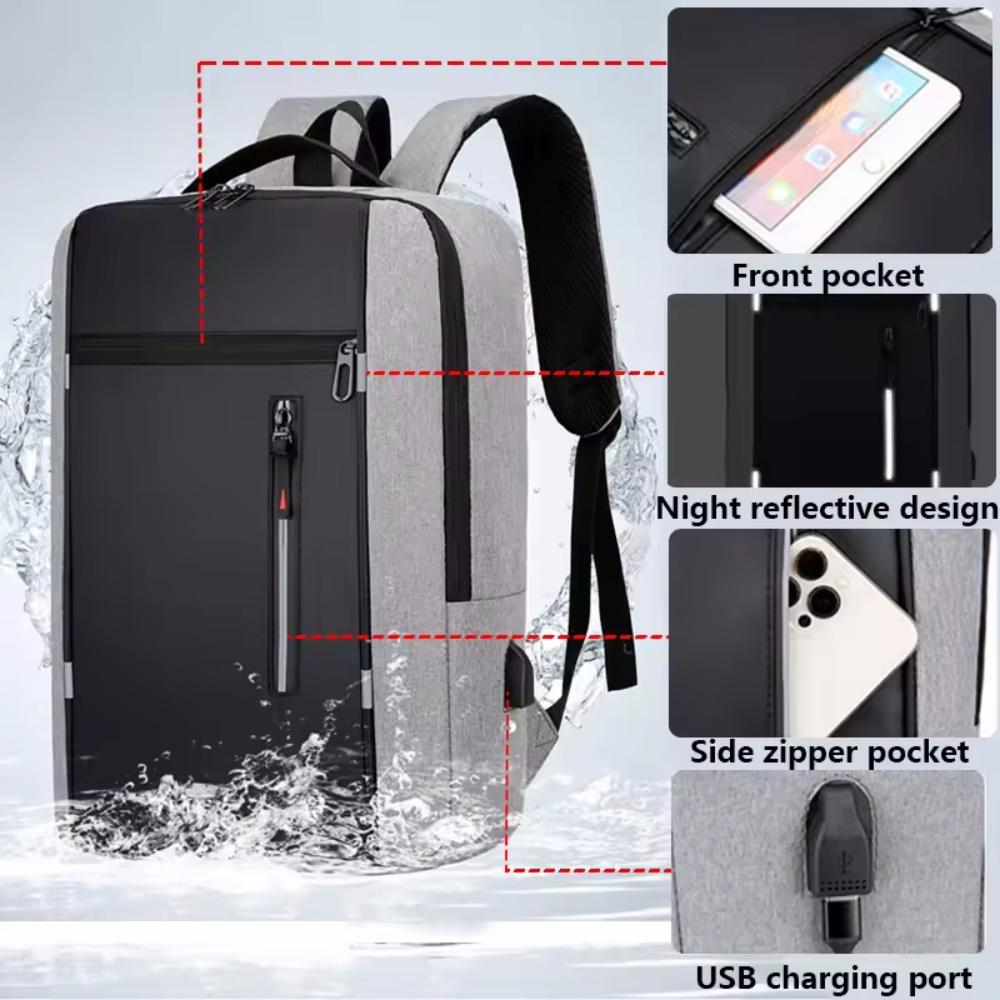 Waterproof Business Backpack Men Usb School Backpacks 15.6 Inch Laptop Backpack Large Capacity Bagpacks For Men Back Pack Bags