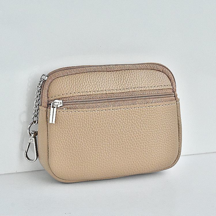 PU Leather Money Coin Purse New with Key Ring Waterproof Pocket Purse Zipper Large Capacity Credit Card Holder Women Wallet