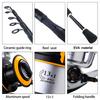 Fishing Rod and Reels Telescopic Corbon Fishing Rod and Spinning Fishing Reel Sea Fishing Gear Set