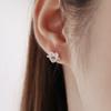 Ohrringe Koreanischer Stil Temperament Vielseitig Damen Geometrische Form Liebesohrringe Ohrringe Neuer Trend