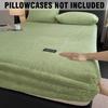 Coral Fleece Bed Cover Fitted Bed Sheets Soft Elastic Adjustable Bedspread Mattress Cover Protector Winter Keep Warm 1Pc