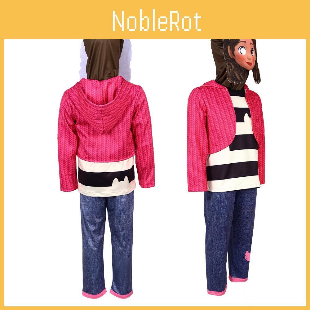 Dollhouse Gabbys Cosplay Costume Jumpsuit Children Stage Performance Halloween