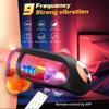 Dual Vibration Remote Control Male Masturbator Cup