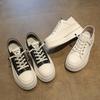 Faux leather one pedal two wear little white shoes women's shoes 2025 summer new thick-soled inner height increase versatile casual shoes