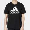 adidas Essentials Single Big Logo T-shirt 'Black' Men's IC9347