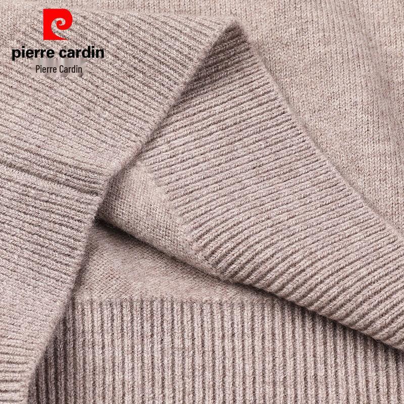 Pierre Cardin Men's 100% Wool Half-Zip Thick Knit Sweater