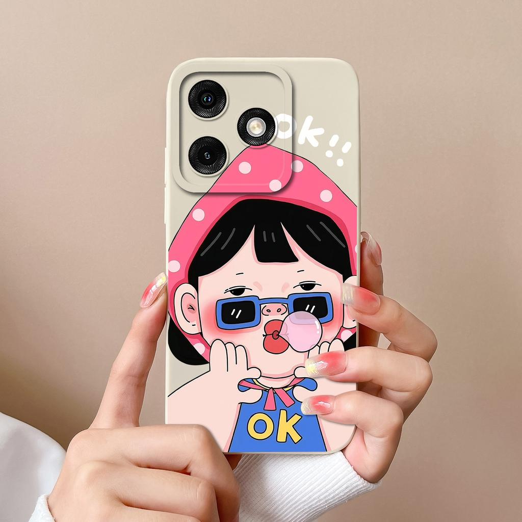 For Itel A50 A50C A70 A80 A18S Case Various Style Soft Liquid Silicone Back Covers Shockproof High Quality Lightweight Bumper