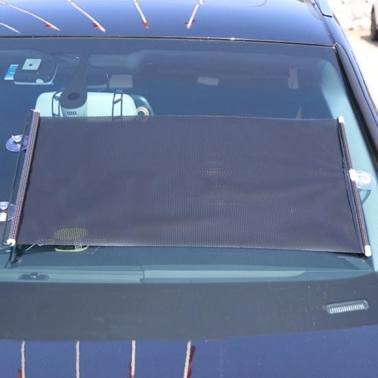 Summer Car Automatic Window Sunshade Retractable Windshield Shield Cover Curtain